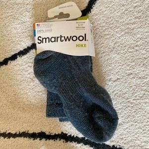 Smartwool Medium Crew Navy Hike Socks - S